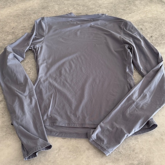 SKIMS Long Sleeve Top in Slate Gray - Picture 5 of 5